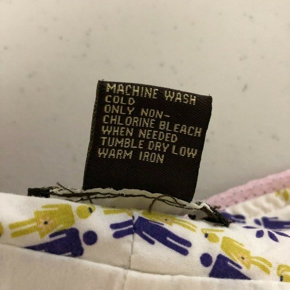 Fossil Skirt A Line Novelty Print Floral Figures A Line Purple Yellow Ivory 2 - Picture 4 of 4